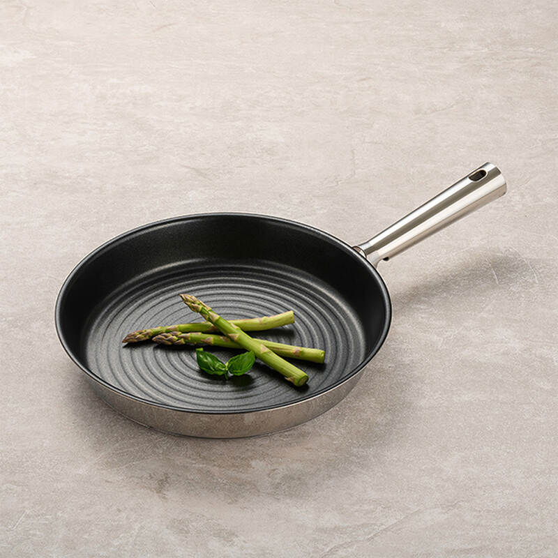 Chảo s&acirc;u l&ograve;ng bằng th&eacute;p kh&ocirc;ng gỉ chống d&iacute;nh 3 lớp LocknLock Suit STS image number null